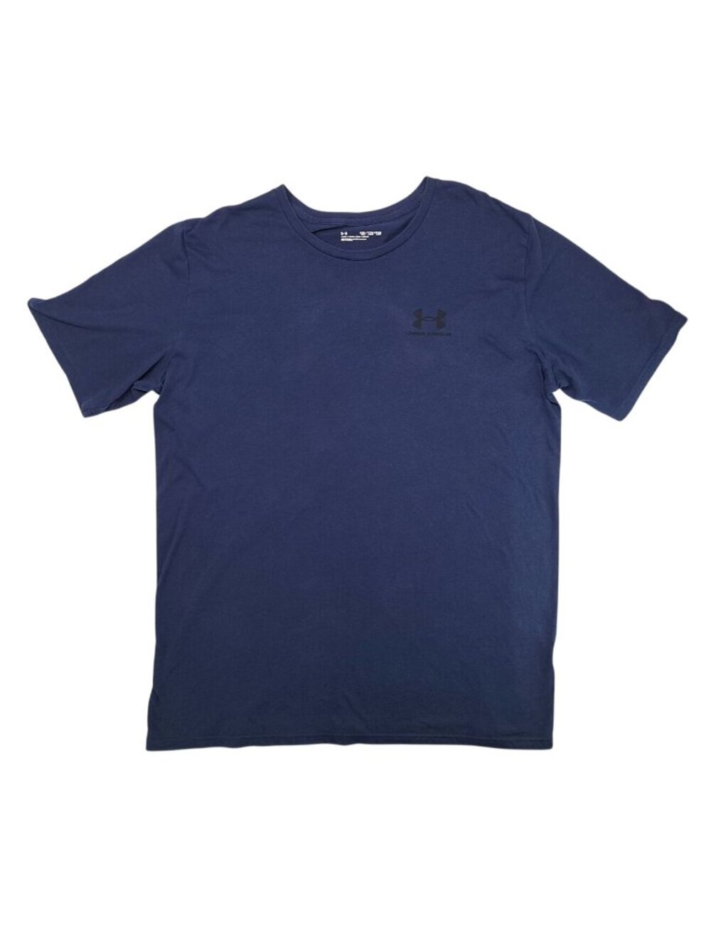 Under Armour Men 2XLT Loose Fit Navy Blue T-Shirt 2XL Tall XXLT Graphic Logo